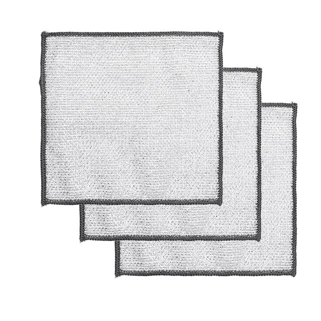 Rags for Cleaning Multi Purpose Cleaning Cloth, Versatile Dry and Wet Dishwashing Cloth, Scratch Free Scrubbing Dishwashing Cloth, Durable, Washable, Reusable 10 Pieces