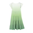 thumbnail image 3 of RXIRUCGD 2025 Vêtements d'Été pour Enfants Mode Filles Nouvelle Robe d'Été à Manches Courtes Poches à Volants Col Rond Imprimé, 3 of 4