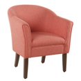 thumbnail image 4 of HomePop Modern Barrel Accent Chair, Multiple Color, 4 of 5