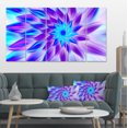 thumbnail image 1 of Exotic Blue Flower Petals - Floral Canvas Art Print, 1 of 4