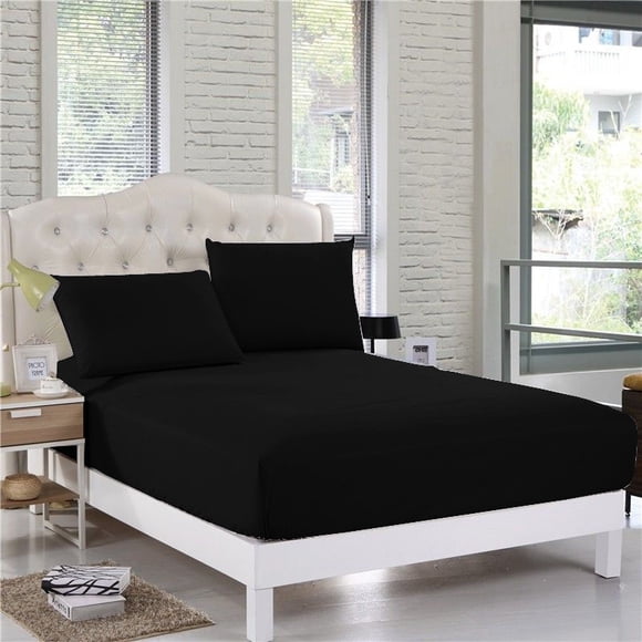 Métriques de Coton Draps-Housses 600 Fils Draps-Housses 100 % Coton Biologique Draps à Poche Extra Profonde 16 Pouces Toutes Tailles et Couleurs