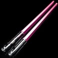 thumbnail image 1 of Saber X's Custom Dual Lightsabers Set - Metal Hilt, Flash on Clash, Smooth Swing - Snips Saber Set - Baselit - 82 cm & 82 cm, 1 of 12