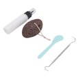 thumbnail image 2 of Picking Rock Kit, Relaxing Relief Metal Plastic Oval Stone Pick Peel Stone Kit  For Relieve Tension For Toy, 2 of 8