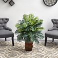 thumbnail image 4 of Areca avec Jardinière Décorative Plante en Soie, 4 of 5