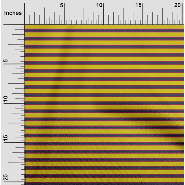 oneOone Polyester Lycra Fabric Horizontal Stripe Decor Fabric Printed BTY 56 Inch Wide