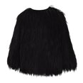 thumbnail image 3 of LSLJS Fashion Women's Faux Short V-neck Solid Long Sleeved Coat Versatile Premium Top, 3 of 4