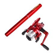 Pen Fishing Rod and Reel Combo Aluminum Alloy Mini Telescopic