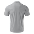 thumbnail image 2 of BOBOGOJP Polos de Golf pour Hommes à Évacuation de l'Humidité à Séchage Rapide Chemise de Golf de Performance Coupe Régulière Imprimé Mode Polo à Manches Courtes (Gris,3TG), 2 of 5