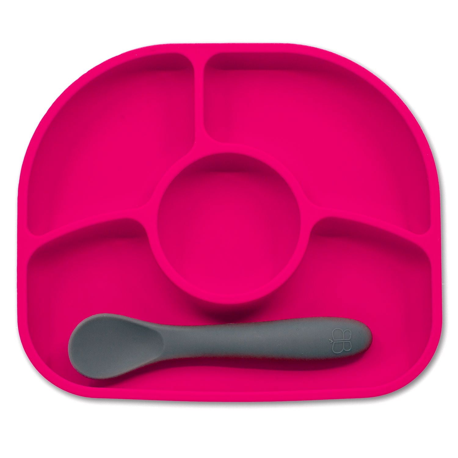 Yümi: Ensemble d'assiette et de cuillère en silicone