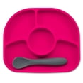 thumbnail image 1 of Yümi: Ensemble d'assiette et de cuillère en silicone, 1 of 6