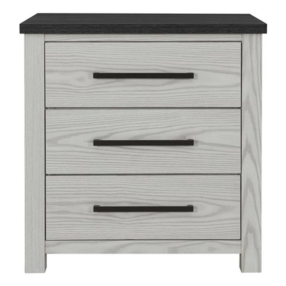 Ava Solid and Engineered Wood Nightstand