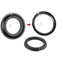 thumbnail image 3 of 1 Pce Adaptateur de Tube de Direction en Alliage d'Aluminium 1,5 Po Réducteur de Tube de Tête Droit Fuselé, 3 of 8