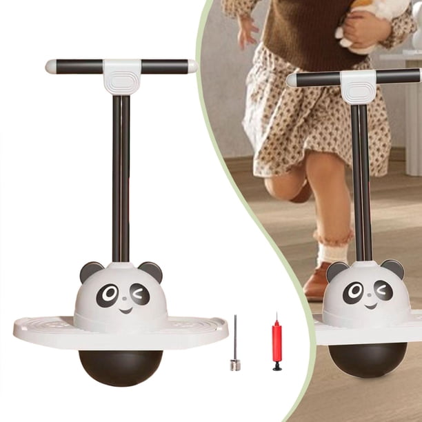 Ballon Sauteur équilibre Enfant Avec Poignée – Pogo Ball Antidérapant 65x30x35 Cm, PE Et PVC, Pour Intérieur Et Extérieur, Bleu Ou Rose