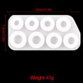 thumbnail image 4 of CEHVOM DIY Crystal Epoxy Ring Mold Flat Curved Dry Flower Mirror Ring Silicone Mold, 4 of 4