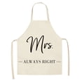thumbnail image 2 of TIMIFIS Pockets Holds 1Pc Parent Adult The Family Kitchen Lovely Print Linen Family Aprons Kitchen Gadgets, 2 of 2