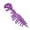 Violet, variante sur Tenue de Dinosaure en Peluche Spinosaurus avec Rugissements - Costume Réaliste de Squelette de Dinosaure 3D en Peluche avec Effets Sonores, Jeu de Rôle Cosplay Amusant pour l'Halloween et les Fêtes un Squelette en Peluche Dinosaure