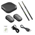 thumbnail image 3 of Virtual Drum Kit, Electronic Percussion Set, 8 Sounds Sensing, Bluetooth Connectivity, Drumsticks + Pedals, Portable Practice Kit, Home Studio, Travel Ready, Lightweight Design, for Hzhnb, 3 of 8