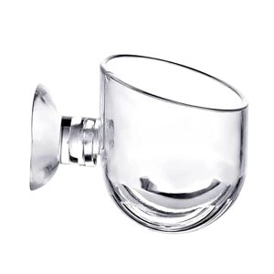 Acrylic Aquarium Pots With Suction Cup Clear Aquarium Holders For Fish Tank Crystal Aquatic Cups Fish Tank Accessory Aquarium Decoration