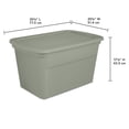 thumbnail image 3 of Sterilite 30 Gal./ 114L Tote - Vert, 3 of 3