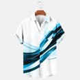 thumbnail image 1 of Styesk T-Shirts pour Hommes Col Rabattu Fluide Léger Manches Courtes Cardigan Boutonné Haut Chemise Manches Courtes Col Rabattu Haut Chemise, 1 of 4