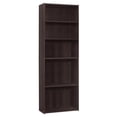 thumbnail image 1 of Monarch Specialties Bookshelf, Bookcase, 6 Tier, 72"h, Office, Bedroom, Laminate, Brown, Transitional, 1 of 5