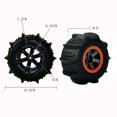 thumbnail image 3 of lionlar 1:12 1/12 RC Car Wheel Rims Kit Assembly Plastic Sand Upgrade Tire Tyre 2 Pieces, 3 of 9