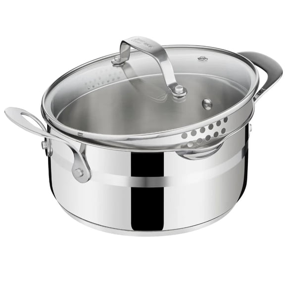 Jamie Oliver E3114475 cook smart stainless steel 20cm stewpot with draining lid