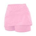 thumbnail image 4 of Jupe de Tennis Décontractée pour Femmes avec Poche, Tenue Active pour Yoga, Sport, Performance, Style Jupe-Short, 4 of 6