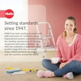 thumbnail image 2 of Hailo Folding Step Stool, 3 Step Ladder for Home & Kitchen, K70, Silver, 2 of 11