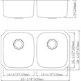 thumbnail image 4 of Ancona Double Bowl Under-Mount Kitchen Sink, 4 of 4
