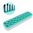 thumbnail image 3 of 26 Larger Holes Long Time Use Lipstick Storage, Nail Pen Stand Rack, Professional Makeup Artist For Makeups Make Up Dress Up Blue,Black, 3 of 8