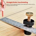 thumbnail image 4 of 19mm Bench Dog with Thumb Screw, Aluminum Alloy Non Slip Workbench Limiting Block, Bench Dog with Grommet Bench Brake Inserts for Woodworking Shop Essential, 4 of 8