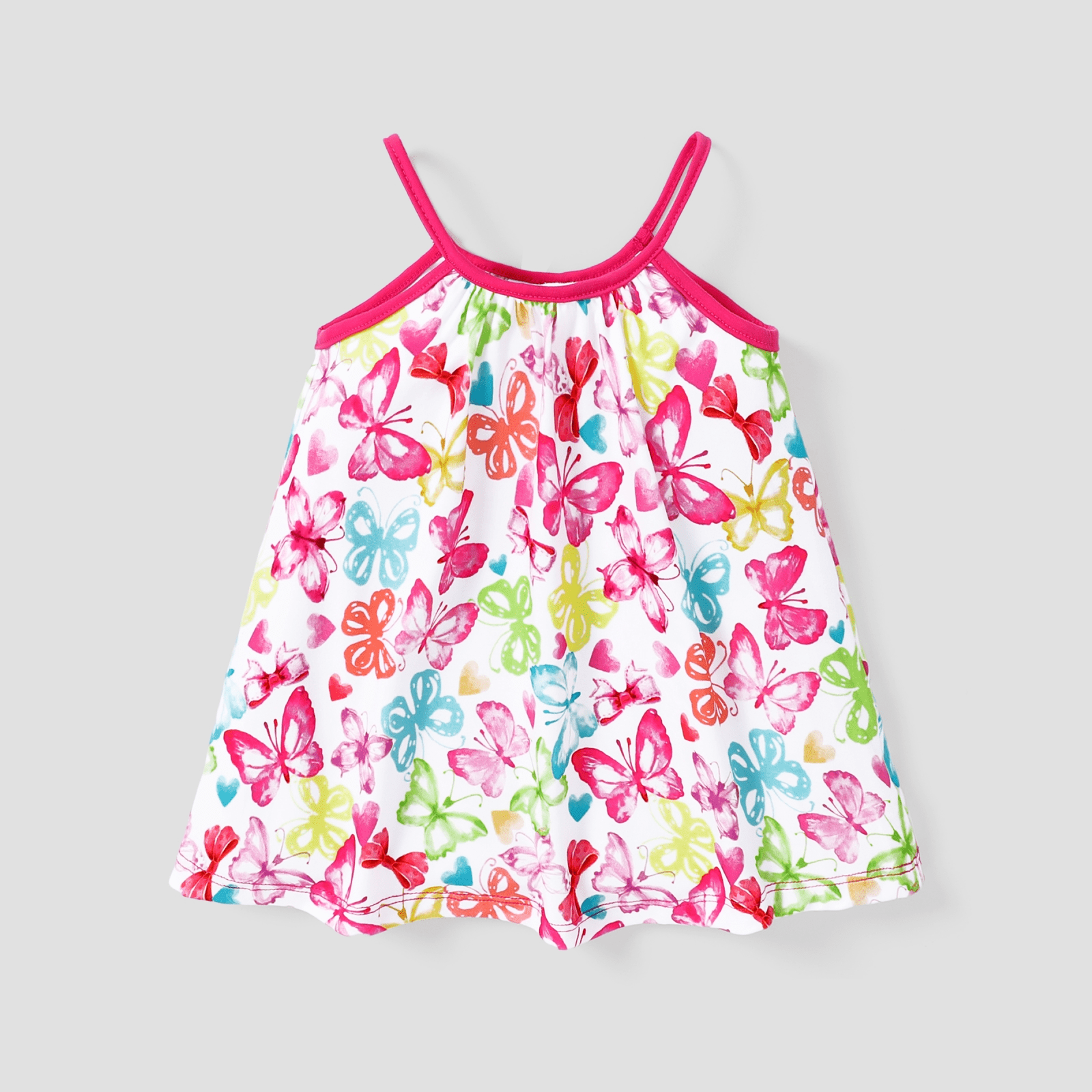 PatPat Baby Girl Sweet Animal Print Cami Dress