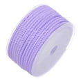 thumbnail image 3 of Unique Bargains Nylon Beading Thread Cord 3mm Extra Strong Braided Nylon String for Necklace Crafting 10M/33 Feet, Light Purple, 3 of 5