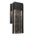 thumbnail image 2 of Artcraft Lighting Cortland Black Outdoor Wall Light LED Clear Seeded Glass, 2 of 2