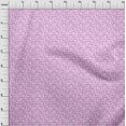 thumbnail image 4 of oneOone Polyester Spandex Fuschia Pink Fabric Floral Craft Projects Decor Fabric Printed By The Yard 56 Inch Wide, 4 of 5