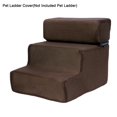 thumbnail image 1 of Pet Ladder Cover Detachable Comfortable Faux Leather Non-slip Dog Ramp Stairs Case for Puppy, 1 of 8