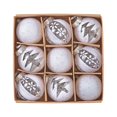 thumbnail image 2 of 50% off Clearance Christmas Ornament Hanging Ball Assorted Pendants Shatterproof Tree Ornaments Decorations In A Reusable Hand-Help Gift Box Ideal For Xmas,Party, 2 of 8