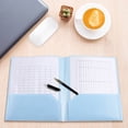 thumbnail image 3 of Btomtd Plastic Folders With Pockets Heavy Duty Pocket Folders Letter Size File Folders For Documents Office School, A, 3 of 6