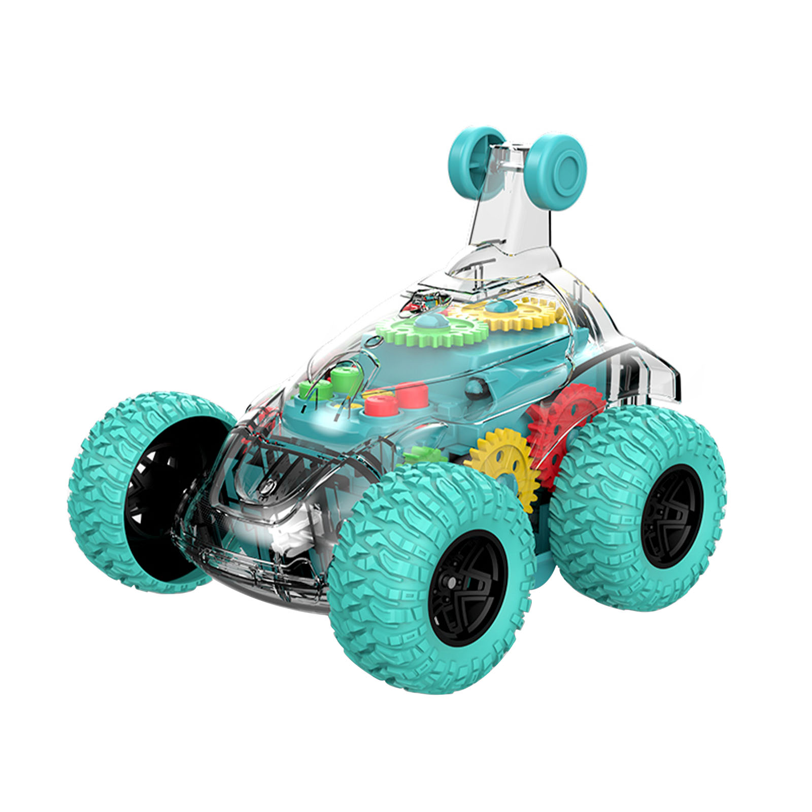 XFGOU Remote control vehicle Toys and Hobbies Children's Remote Control Stunt Electric Dumper With Light Music Electric Universal Toy Car Remote control car