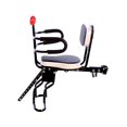 thumbnail image 4 of Kids Bike Front Seat Adjustable Foot Rest Heavy Duty Front Mounted Child Safety Half Surrounded, 4 of 9