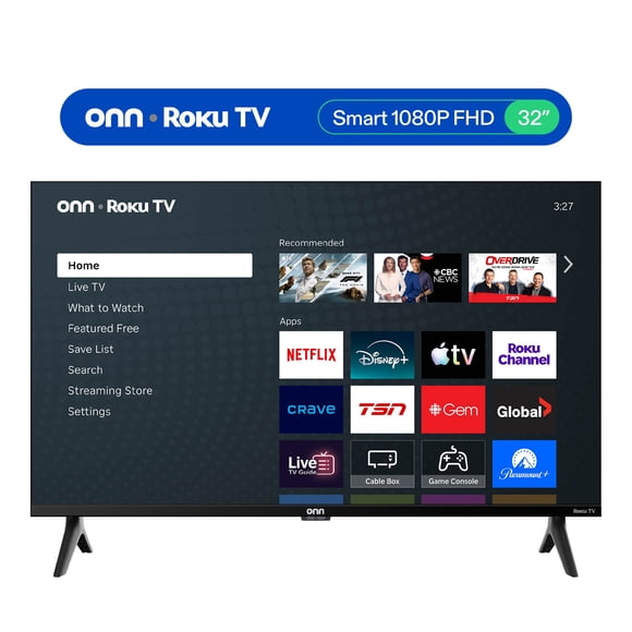 onn 32” 1080P FHD Smart Roku TV