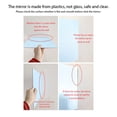 thumbnail image 2 of Mistaha Home Use Soft Acrylic Mirror Wall Decoration Waterproof Broken-Resistant High Definition Reflective Mirror, 2 of 8