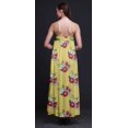 thumbnail image 2 of Bimba Robe Longue Décontractée en Rayonne à Fleurs pour Femme à Bretelles Spaghetti, Maxi d'Été, Robe Soleil - Xxx-Grand, 2 of 5