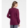 thumbnail image 3 of Landau Essentials Veste d'Uniforme à 4 Poches pour Femmes : Coupe Classique et Décontractée, Col Ras du Cou, devant à Boutons-Pression et Poignets en Tricot 7525, 3 of 6