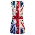 thumbnail image 5 of Dvkptbk Robes Drapeau Américain pour Femmes Été Plage Sans Manches Robe d'Été Évasée Décontractée Ample Robe T-Shirt - Soldes d'Été Liquidation, 5 of 5