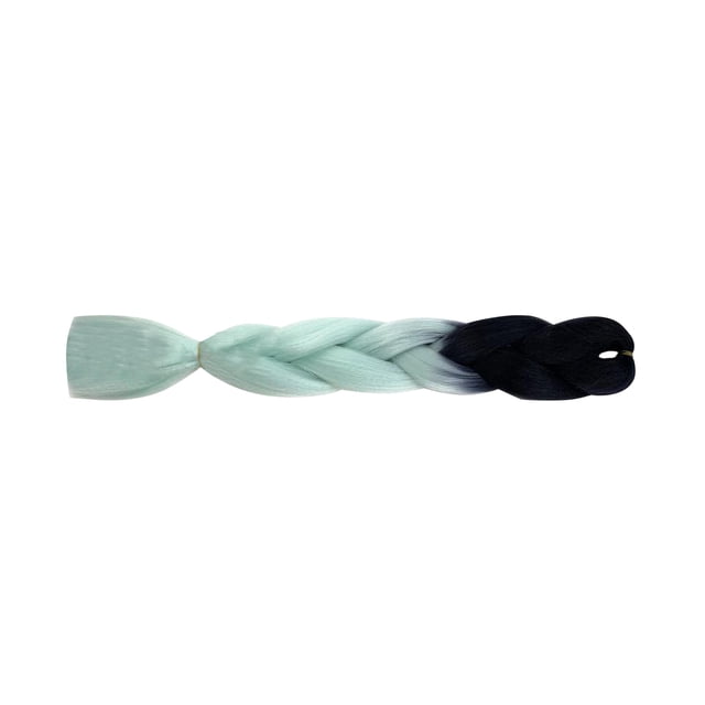 RKSTN Wigs Human Hair Dirty Braid Color Gradient Color Chemical Fiber Braid Wig Glueless Wigs
