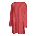 thumbnail image 4 of Qertyioot Blouse Décontractée à Manches Longues pour Femme avec Poche Cardigan, 4 of 7