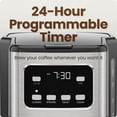 thumbnail image 4 of Chefman 12-Cup Programmable Coffee Maker – Stainless Steel, 4 of 7