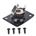 thumbnail image 2 of Guitar Output Jack Plate, Electric Guitar Square Shape Metal Compact Guitar Jack Socket Plate For Telecaster, 2 of 8